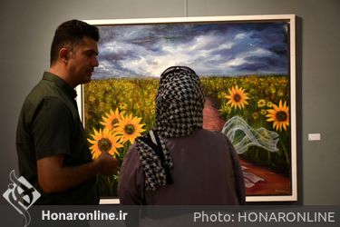 آیین گشایش نمایشگاه نقاشی های الناز خلیل زاده منیری با عنوان « بامداد ۰۰:۰۰» در گالری شکوه