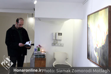 نمایشگاه نقاشی افروز هوشنگ با عنوان "مغاک" در گالری مژده 