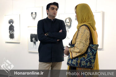 نمایشگاه نقاشی خط طراحی محسن کرمی در گالری مژده