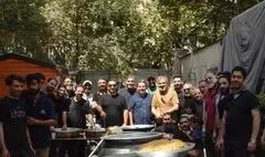 ابراز ارادت قلبی هنرمندان به ساحت سیدوسالار شهیدان/عمارت نوفل‌لوشاتو سیاه‌پوش اربعین حسینی