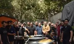 ابراز ارادت قلبی هنرمندان به ساحت سیدوسالار شهیدان/عمارت نوفل‌لوشاتو سیاه‌پوش اربعین حسینی