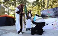 اجرای نمایش تعزیه در مقبره الشهدای فدک
