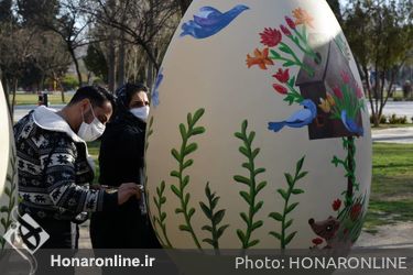  رنگ آمیزی تخم مرغ های نوروزی (2)