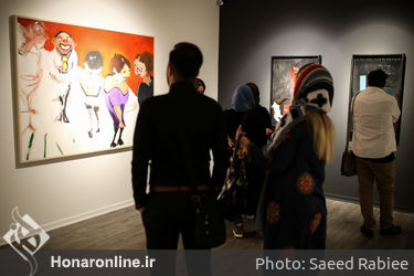 افتتاحیه نمایشگاه آثار رهام صانعی در گالری آریانا