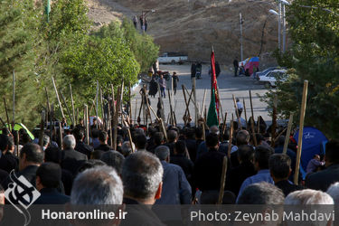 مراسم سنتی مذهبی قالیشویان در مشهد اردهال کاشان