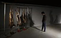 افتتاحیه نمایشگاه آثار ناصر گیو قصاب در گالری آ