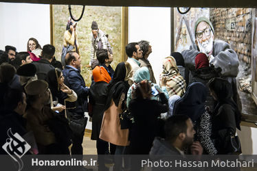 نمایشگاه نقاشی رحیم نوه سی در گالری فرهنگسرای نیاوران