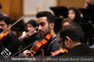 تمرین ارکستر ملی ایران با رهبر میهمان آقاوردی پاشایف 