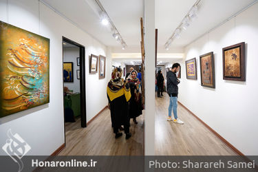 نمایشگاه گروهی نقاشیخط و خوشنویسی هنرجویان باربد یزدانی در نگارخانه بهارک