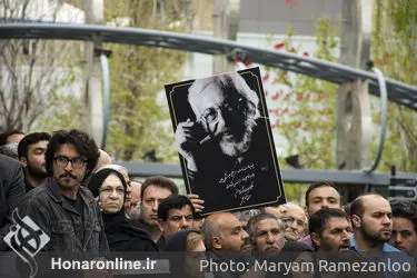 تشییع پیکر جمشید مشایخی