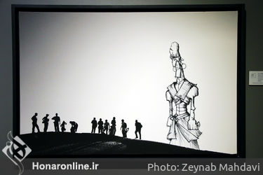 نمایشگاه تصویرسازی امین طلاچیان و فرزین نیک روش در گالری شیرین
