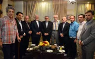 عیادت ظریف و صالحی امیری از جمشید مشایخی