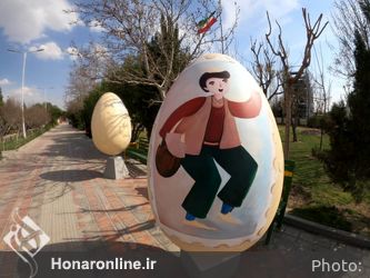  رنگ آمیزی تخم مرغ های نوروزی (2)