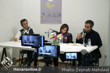 شکان زهرایی پنجمین روز نشست "هفته هنر تیر " در کافه گودو یاس