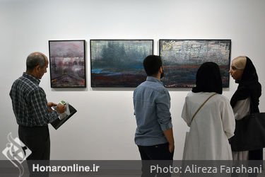 نمایشگاه نقاشی های سامان فرهنگی در گالری دید