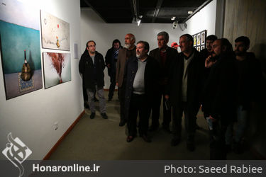 بازدید احمد مسجدجامعی از نهمین جشنواره هنرهای تجسمی فجر‎