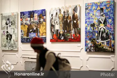 افتتاحیه نمایشگاه نقاشی های سروناز سلطانی در گالری موزه هنرهای زیبا