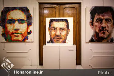 افتتاحیه نمایشگاه پرتره 100 چهره ورزشی ایران در کاخ سعدآباد