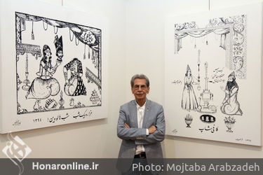 نمایشگاه مرور آثار کامبیز درم‌بخش در آرت سنتر باغ 