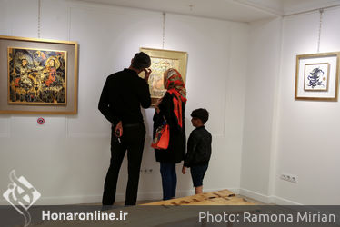 نمایشگاه آثار زنده یاد صادق تبریزی درنگارخانه بهنام دهش پور