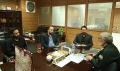 مدیرعامل باغ کتاب و موزه انقلاب و دفاع مقدس دیدار کردند
