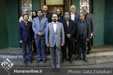 بازدید سید محمد مجتبی حسینی از هنرستان موسیقی پسران 