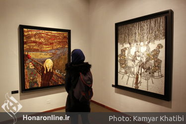 نمایشگاه آثار علی اکبر صادقی در موزه هنرهای معاصر