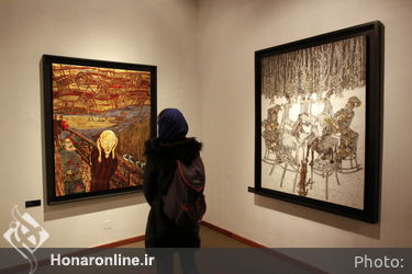 نمایشگاه آثار علی اکبر صادقی در موزه هنرهای معاصر
