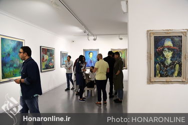 نمایشگاه نقاشی های ابراهیم فرجی در گالری هور
