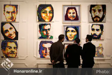 افتتاحیه نمایشگاه پرتره 100 چهره ورزشی ایران در کاخ سعدآباد