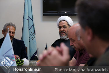 نشست حجت‌الاسلام احمد مازنی عضو کمیسیون فرهنگی مجلس شورای اسلامی با اعضای خانه موسیقی