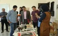 بازدید مدیرکل مرکز هنرهای تجسمی وزارت ارشاد از کارگاه‌های بیست و ششمین جشنواره هنرهای تجسمی در ایلام