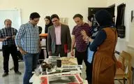 بازدید مدیرکل مرکز هنرهای تجسمی وزارت ارشاد از کارگاه‌های بیست و ششمین جشنواره هنرهای تجسمی در ایلام