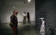 نمایشگاه حجم الهام خاکپاش در گالری شیرین
