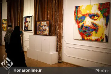 افتتاحیه نمایشگاه پرتره 100 چهره ورزشی ایران در کاخ سعدآباد