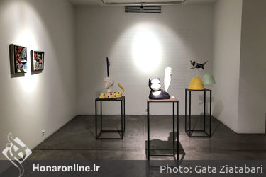 نمایشگاه انفرادی حجم بیژن نعمتی شریف در گالری شیرین
