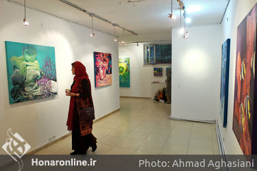 نمایشگاه نقاشی بهارک فتحی در گالری 7 ثمر