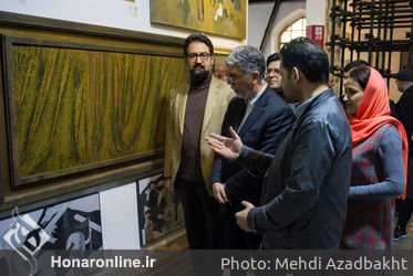 بازدید وزیر فرهنگ و ارشاد اسلامی از بخش "چارسوی هنر"