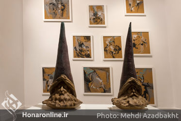نمایشگاه آثار علی اعتبار در گالری ویستا