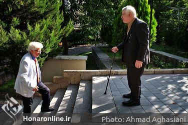 نمایشگاه آثار خسرو سینایی در باغ موزه هنر ایرانی