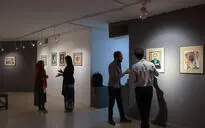 نمایشگاه نقاشی کریم اسکندری در نگارخانه نگر