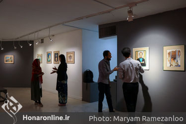 نمایشگاه نقاشی کریم اسکندری در نگارخانه نگر