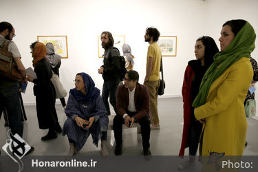 افتتاحیه نمایشگاه طراحی‌های رنگی فرشید ملکی در گالری هور