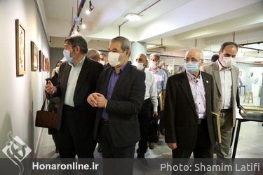 افتتاحیه نمایشگاه هنرهای سنتی در فرهنگستان هنر