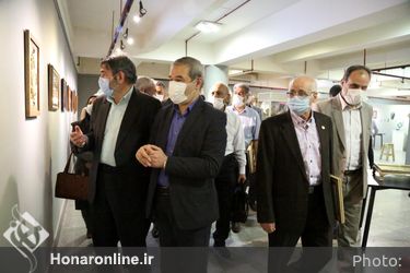 افتتاحیه نمایشگاه هنرهای سنتی در فرهنگستان هنر