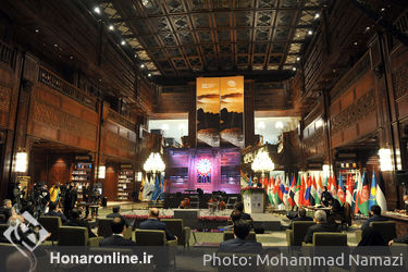 مراسم اختتامیه نمایشگاه خوشنویسی «رقص قلم»  در کتابخانه ایران‌مال 