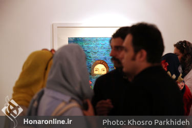 افتتاحیه نمایشگاه لادن بروجردی در گالری هما