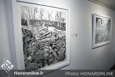 نمایشگاه طراحی مجتبی یدالهی در گالری سیحون