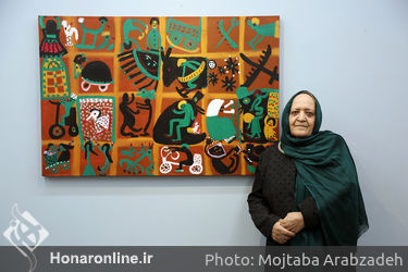  نمایشگاه نقاشی با عنوان "حوض نقاشی" اکرم سرتختی در گالری ثالث