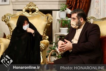 دیدار وزیر فرهنگ و ارشاد اسلامی با خانواده مرحوم استاد حبیب الله صادقی